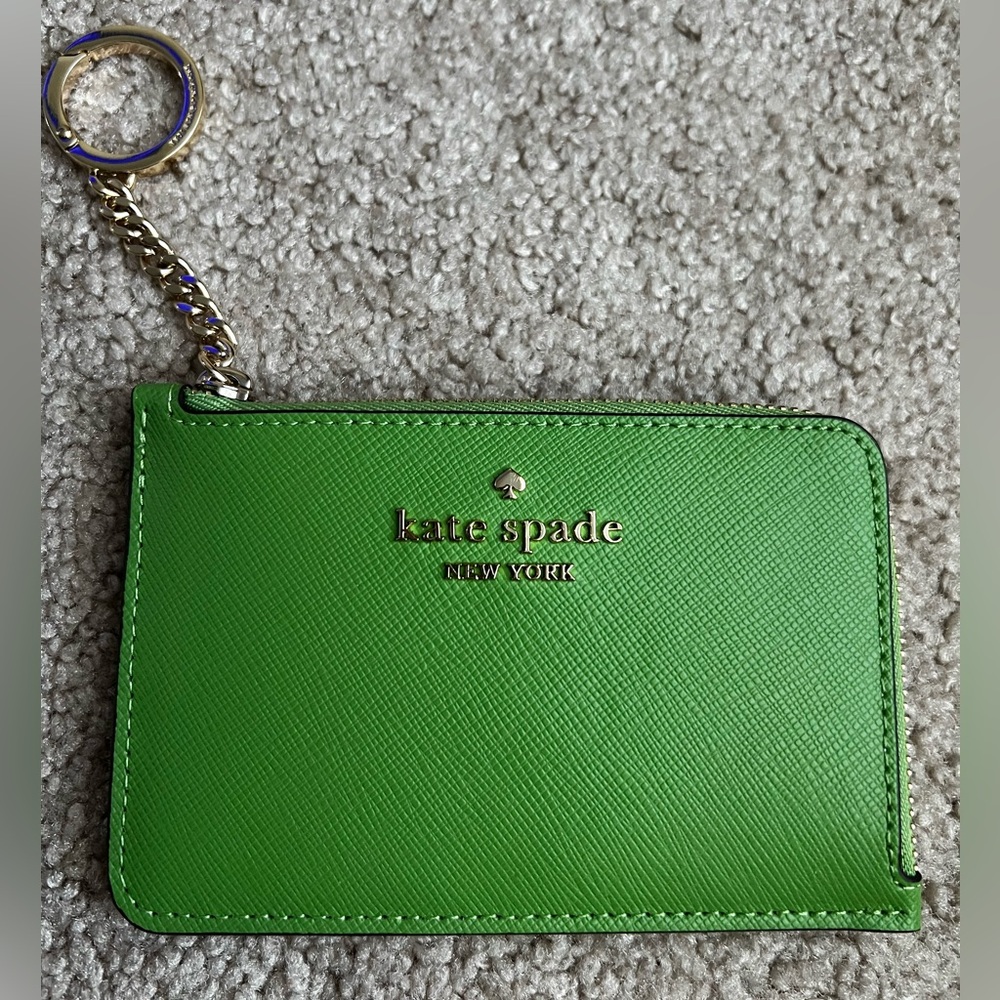 Kate Spade Vibrant Green Card Wallet